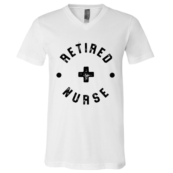 Retired Nurse Retirement Party V-Neck T-Shirt