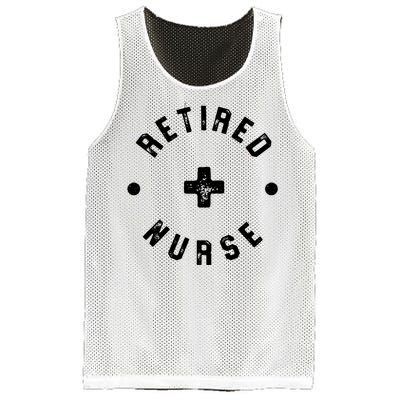 Retired Nurse Retirement Party Mesh Reversible Basketball Jersey Tank