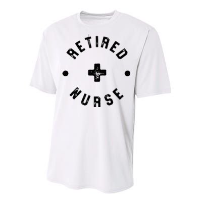 Retired Nurse Retirement Party Performance Sprint T-Shirt