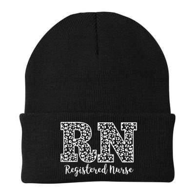 Registered Nurse RN Leopard Nursing School Nurse Graduation Beanie