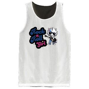 Rock N Roll Girl Mesh Reversible Basketball Jersey Tank