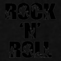 Rock N Roll Music Nothing But Rock & Roll 70S 80 90S Retro Ladies PosiCharge Tri-Blend Wicking Tank