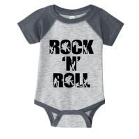 Rock N Roll Music Nothing But Rock & Roll 70S 80 90S Retro Infant Baby Jersey Bodysuit