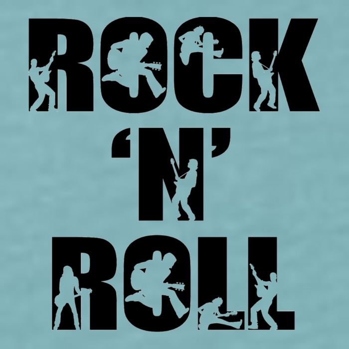 Rock N Roll Music Nothing But Rock & Roll 70S 80 90S Retro Sueded Cloud Jersey T-Shirt