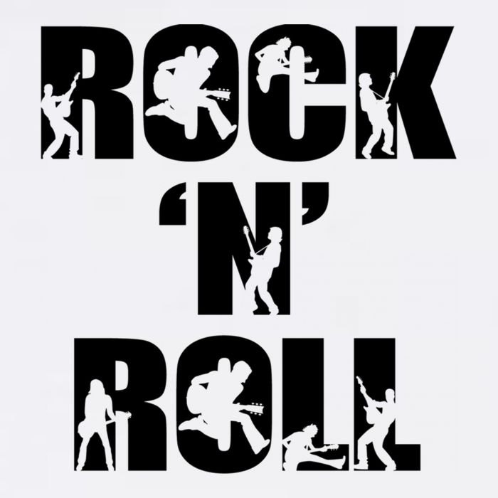 Rock N Roll Music Nothing But Rock & Roll 70S 80 90S Retro Garment-Dyed Sweatshirt