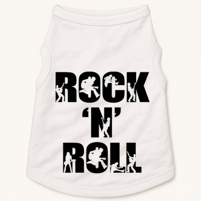 Rock N Roll Music Nothing But Rock & Roll 70S 80 90S Retro Doggie Tank