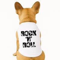 Rock N Roll Music Nothing But Rock & Roll 70S 80 90S Retro Doggie Tank