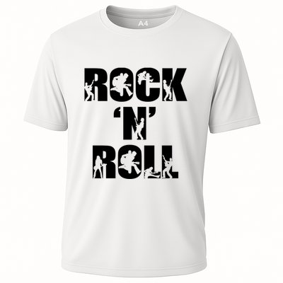 Rock N Roll Music Nothing But Rock & Roll 70S 80 90S Retro Performance Shirt