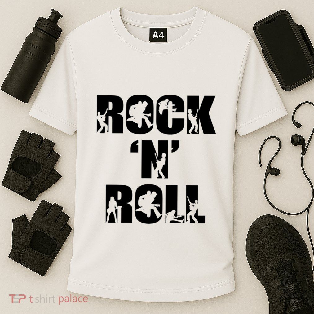 Rock N Roll Music Nothing But Rock & Roll 70S 80 90S Retro Performance Shirt