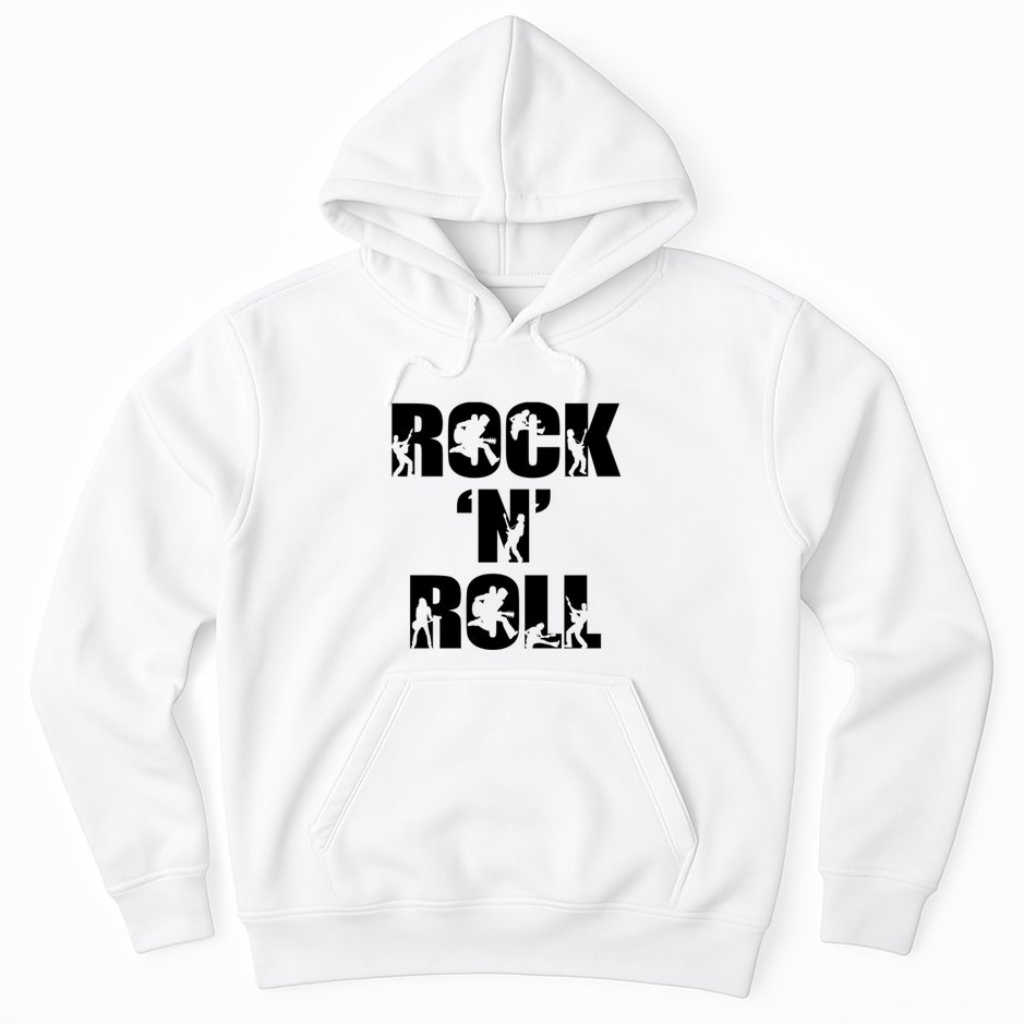 Rock N Roll Music Nothing But Rock & Roll 70S 80 90S Retro Hoodie