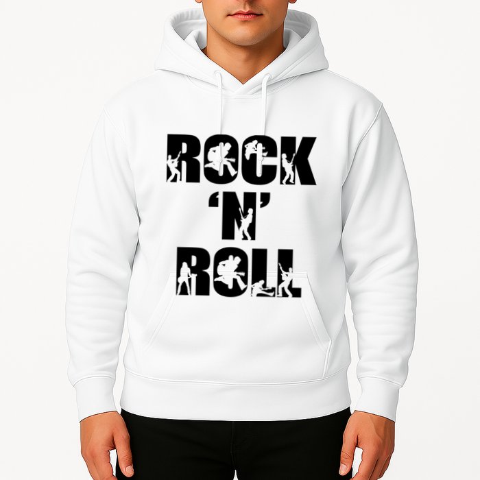 Rock N Roll Music Nothing But Rock & Roll 70S 80 90S Retro Hoodie