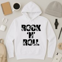 Rock N Roll Music Nothing But Rock & Roll 70S 80 90S Retro Hoodie