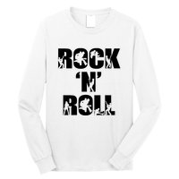 Rock N Roll Music Nothing But Rock & Roll 70S 80 90S Retro Long Sleeve Shirt