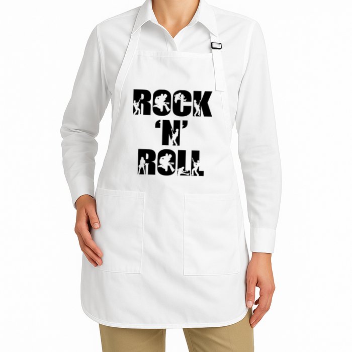 Rock N Roll Music Nothing But Rock & Roll 70S 80 90S Retro Apron