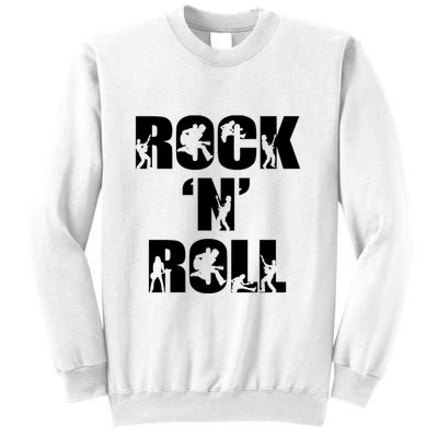 Rock N Roll Music Nothing But Rock & Roll 70S 80 90S Retro Sweatshirt