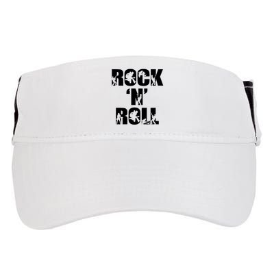 Rock N Roll Music Nothing But Rock & Roll 70S 80 90S Retro Adult Drive Performance Visor