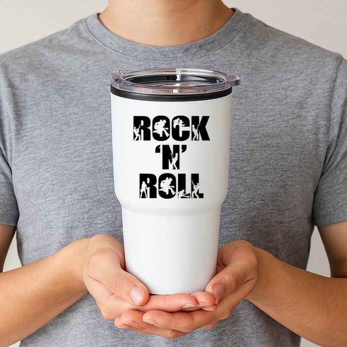 Rock N Roll Music Nothing But Rock & Roll 70S 80 90S Retro Tumbler