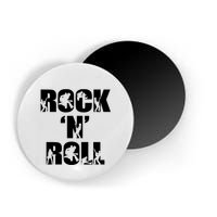 Rock N Roll Music Nothing But Rock & Roll 70S 80 90S Retro Magnet