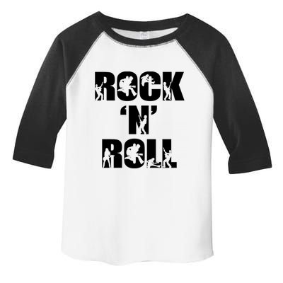 Rock N Roll Music Nothing But Rock & Roll 70S 80 90S Retro Toddler Fine Jersey T-Shirt