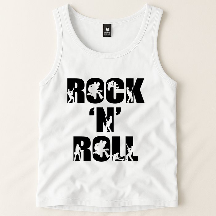 Rock N Roll Music Nothing But Rock & Roll 70S 80 90S Retro Tank Top