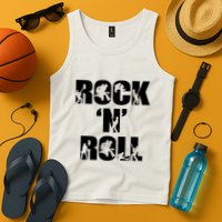 Rock N Roll Music Nothing But Rock & Roll 70S 80 90S Retro Tank Top