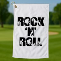 Rock N Roll Music Nothing But Rock & Roll 70S 80 90S Retro Golf Towel