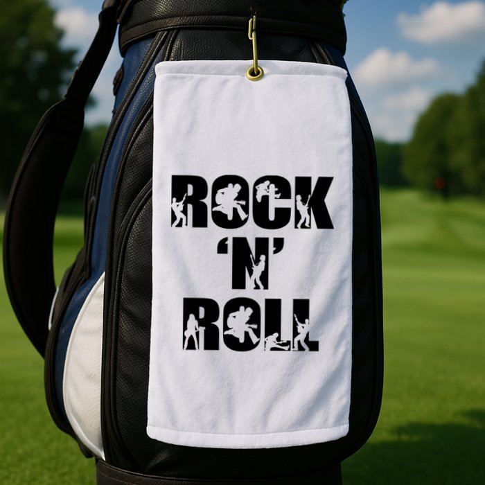 Rock N Roll Music Nothing But Rock & Roll 70S 80 90S Retro Golf Towel