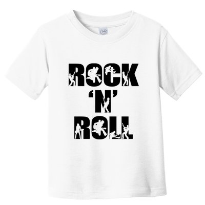 Rock N Roll Music Nothing But Rock & Roll 70S 80 90S Retro Toddler T-Shirt