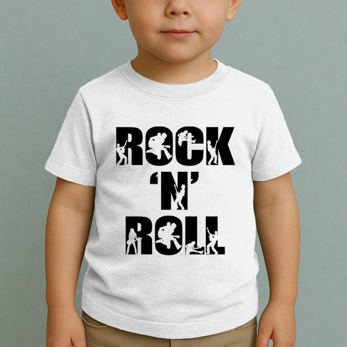 Rock N Roll Music Nothing But Rock & Roll 70S 80 90S Retro Toddler T-Shirt