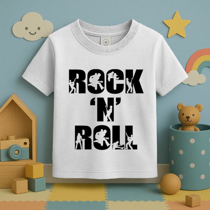 Rock N Roll Music Nothing But Rock & Roll 70S 80 90S Retro Toddler T-Shirt