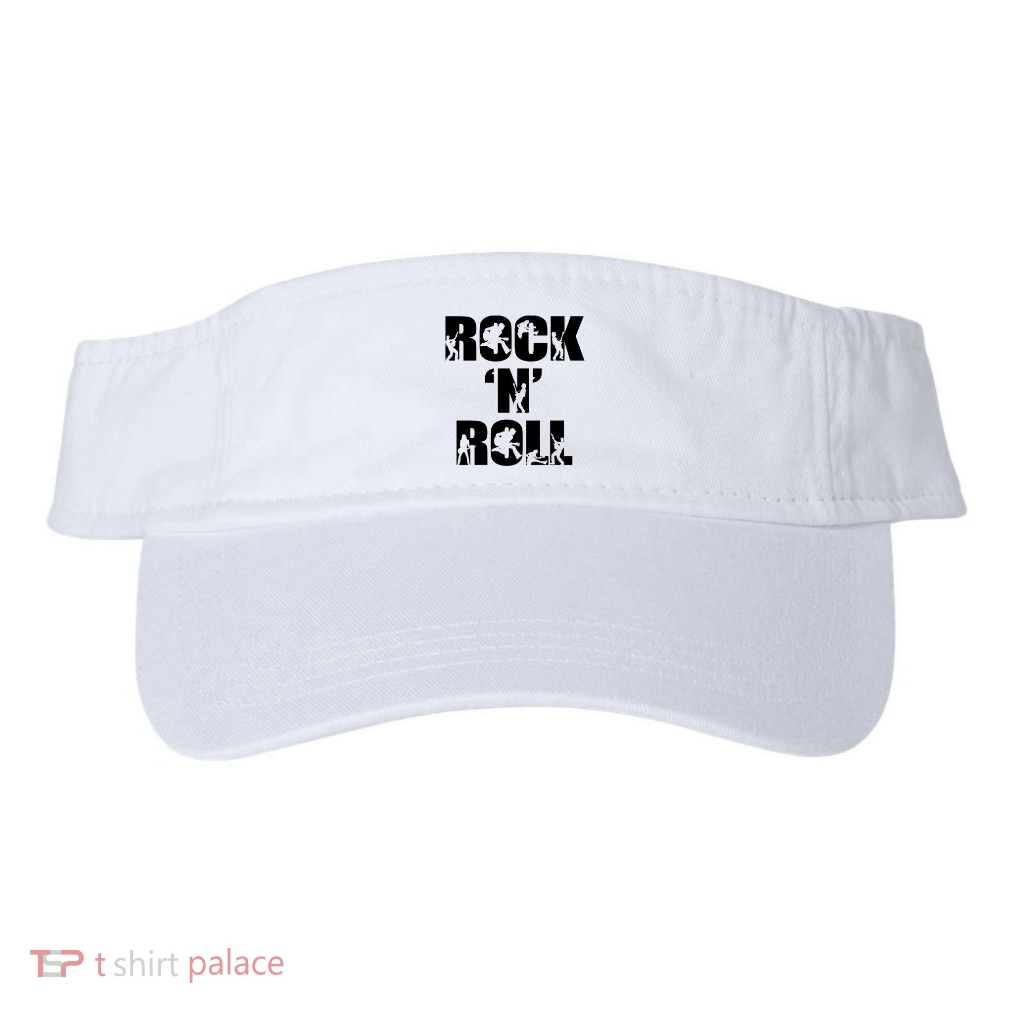 Rock N Roll Music Nothing But Rock & Roll 70S 80 90S Retro Visor