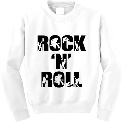 Rock N Roll Music Nothing But Rock & Roll 70S 80 90S Retro Kids Sweatshirt
