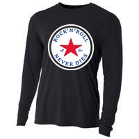 Rock N Roll Never Dies Rock And Roll All Star Music Cooling Performance Long Sleeve Crew