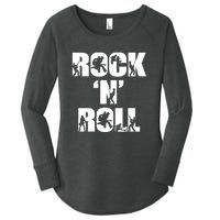 Rock N Roll Music Lover Women's Perfect Tri Tunic Long Sleeve Shirt