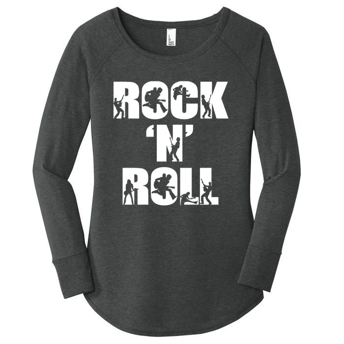 Rock N Roll Music Lover Women's Perfect Tri Tunic Long Sleeve Shirt