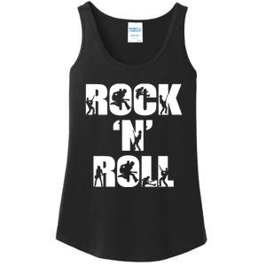 Rock N Roll Music Lover Ladies Essential Tank