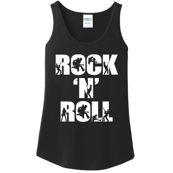 Rock N Roll Music Lover Ladies Essential Tank