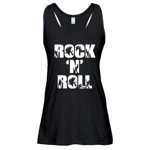 Rock N Roll Music Lover Ladies Essential Flowy Tank