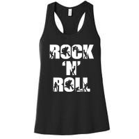 Rock N Roll Music Lover Women's Racerback Tank