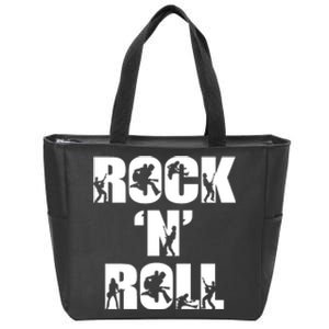 Rock N Roll Music Lover Zip Tote Bag