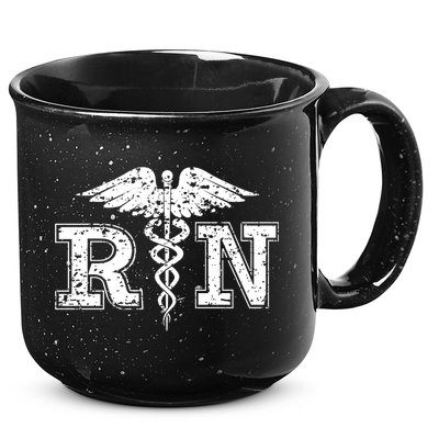 R N Registered Nurse Gift For Nurses 15oz Campfire Ceramic Mug
