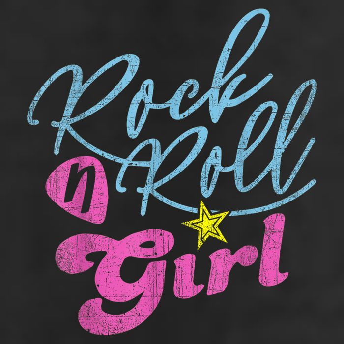 Rock N Roll Girl Purple Darla 7 Panel Mesh Trucker Snapback Hat