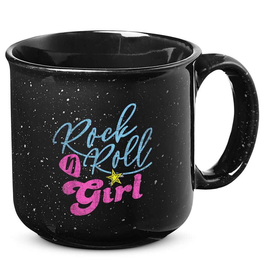 Rock N Roll Girl Purple Darla 15oz Campfire Ceramic Mug