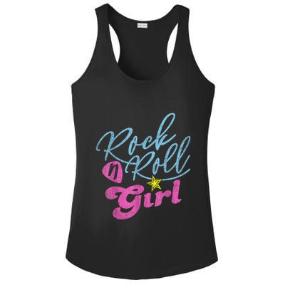 Rock N Roll Girl Purple Darla Ladies PosiCharge Competitor Racerback Tank