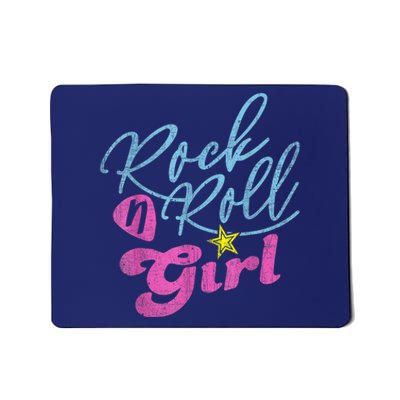 Rock N Roll Girl Purple Darla Mousepad