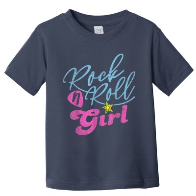 Rock N Roll Girl Purple Darla Toddler T-Shirt