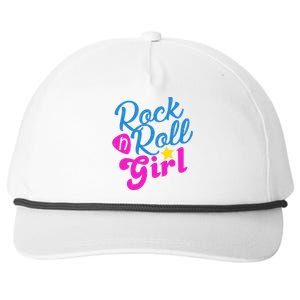 Rock N Roll Girl Cute Gift Snapback Five-Panel Rope Hat