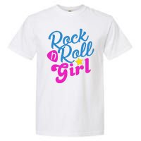 Rock N Roll Girl Cute Gift Garment-Dyed Heavyweight T-Shirt