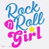 Rock N Roll Girl Cute Gift T-Shirt
