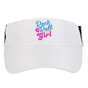 Rock N Roll Girl Cute Gift Adult Drive Performance Visor